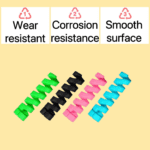 Spiral Charger Spring Cable Protector Data Cable Saver (Pack of 4) - Back View by Nari Haat, Indian ethnic wear, wome...