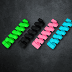 Spiral Charger Spring Cable Protector Data Cable Saver (Pack of 4) - Full Detail by Nari Haat, Indian ethnic wear, wo...