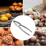 Luxury Stainless Walnut Cracker – Portable Nut Cutter & Pliers - Closeup Embroidery by Nari Haat, Indian ethnic wea...