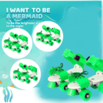 Kids Roller Skates – Adjustable & Comfortable Skating Shoes (Pair of 1) - With Dupatta by Nari Haat, Indian ethnic ...