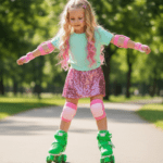 Kids Roller Skates – Adjustable & Comfortable Skating Shoes (Pair of 1) - Full Detail by Nari Haat, Indian ethnic w...