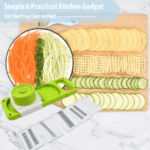 Slicer for Kitchen 5 in 1 Foldable Vegetable Slicer Blade Potato Cutter - With Dupatta by Nari Haat, Indian ethnic we...