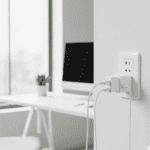 5-Way 2 Pin Multi-Plug Socket / Converter (1 Pc) - Fabric Detail by Nari Haat, Indian ethnic wear, women clothing, de...