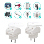 5-Way 2 Pin Multi-Plug Socket / Converter (1 Pc) - Closeup Embroidery by Nari Haat, Indian ethnic wear, women clothin...