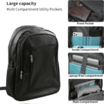 Slim, Durable Water-Resistant Unisex Laptop Backpack – College Bag - With Dupatta by Nari Haat, Indian ethnic wear,...