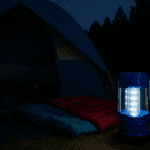 Portable Waterproof Camping Lantern for Hiking & Fishing (Battery Not Included) - Back View by Nari Haat, Indian ethn...