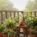 Solar Powered Sitting Buddha Statue (1 Pc / Medium) - Sleeve Design by Nari Haat, Indian ethnic wear, women clothing,...