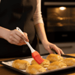 Spatula and Pastry Brush for Cake Decoration - Back View by Nari Haat, Indian ethnic wear, women clothing, designer suit