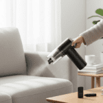 2 in 1 Wireless Vacuum Cleaner – 120W Handheld USB Rechargeable for Home & Car (1 Pc) - Back View by Nari Haat, Ind...