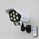 Solar Light Outdoor Motion Sensor Security Camera Shaped Dummy Wall Lamp (1 Pc) - Full Detail by Nari Haat, Indian et...