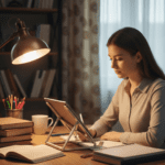 Metal Portable Laptop Stand – 6-Angle Adjustable Riser for Laptops, Phones & Tablets - Full Detail by Nari Haat, In...