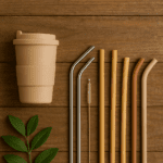 Stainless Steel Straw Cleaning Brush Drinking Pipe (20 Cm / 1 Pc) - Closeup Embroidery by Nari Haat, Indian ethnic we...