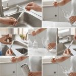 Stainless Steel Straw Cleaning Brush Drinking Pipe, 23mm 1 pcs - Sleeve Design by Nari Haat, Indian ethnic wear, wome...