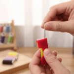 Automatic Needle Threading Device (Multicolour) - With Dupatta by Nari Haat, Indian ethnic wear, women clothing, desi...