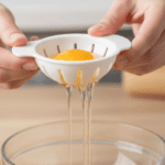 Egg Yolk Separator, Egg White Yolk Filter Separator, Egg Strainer Spoon Filter Egg - Sleeve Design by Nari Haat, Indi...