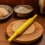 Bombay Roti Maker Belan Used for Home Purposes Including Making Rotis Etc. - Back View by Nari Haat, Indian ethnic we...