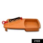 Thick Plastic Kitchen Chopping Cutting Slicing Tray with Holder - With Dupatta by Nari Haat, Indian ethnic wear, wome...