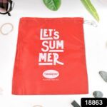 Multipurpose Heavy Duty Drawstring Bag (32×27 Cm / 1 Pc) - With Dupatta by Nari Haat, Indian ethnic wear, women clot...