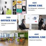 8.9mmx1.2mm Small Ferrite Silver Magnets in Disc Shape for Photo Gallery Hobby  65pc Set - Back View by Nari Haat, In...