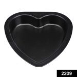 Heart Shape Cake Mould Non Stick  Steel 1 kg Cake Baking Tray ( 23cm) - With Dupatta by Nari Haat, Indian ethnic wear...