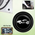 Car Door Shock Absorber Car Door Protection Sticker (100 Pcs Set) - Front View by Nari Haat, Indian ethnic wear, wome...