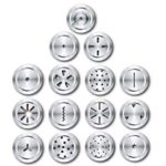 15 in 1 Stainless Steel Kitchen Press with Different Parts - Closeup Embroidery by Nari Haat, Indian ethnic wear, wom...