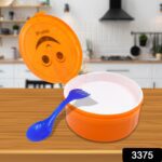 Smily Plastic lunch box, Small Box With 2in1 Spoon pack of 1 - With Dupatta by Nari Haat, Indian ethnic wear, women c...