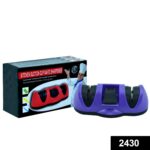 Manual Knife Sharpener 2 Stage Sharpening Tool for Ceramic Knife and Steel Knives - With Dupatta by Nari Haat, Indian...