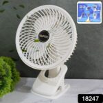 Multifunctional USB Desk Fan Clipped Fan (1 Pc / With Color Box) - With Dupatta by Nari Haat, Indian ethnic wear, wom...