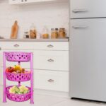 Round Multipurpose Plastic Storage Rack Organizer