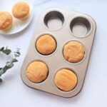 Round Shape Carbon steel Muffin Cupcake Mould Case Bakeware - Front View by Nari Haat, Indian ethnic wear, women clot...