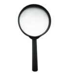 Magnifying Glass Lens – Dual-Sided Glass Magnifier (75mm & 50mm, 2 Pc Set) - Back View by Nari Haat, Indian ethnic ...