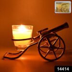 Top Cannon Tealight Holder / Candle Holder, Diwali (1 Pc) - With Dupatta by Nari Haat, Indian ethnic wear, women clot...