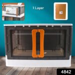 Plastic Folding Wardrobe Storage Organizer (1 Layer / 1 Pc) - With Dupatta by Nari Haat, Indian ethnic wear, women cl...