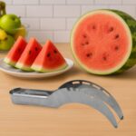 Stainless steel watermelon slicer and corer