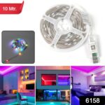Multi Coloured 10M RGB LED Strip Lights (1 Pc) - With Dupatta by Nari Haat, Indian ethnic wear, women clothing, desig...