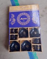 A One Ceramic Tea / cups / Mug Set With Leaf Shape Serving Bowl (8 Pcs set) - Full Detail by Nari Haat, Indian ethnic...