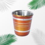 Stainless Steel Glass with Bell Sound for Kids Boys Girls  Juice Musical Toy Glass - Back View by Nari Haat, Indian e...