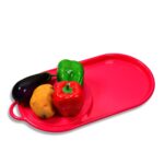 Plastic Kitchen Chopping Board with Tray – Convenient for Food Prep and Storage - Back View by Nari Haat, Indian et...