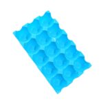 15 Cavity Plastic Egg Tray Egg Trays for Storage with 15 Eggs Holder (4 Pc Set) - Back View by Nari Haat, Indian ethn...