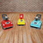 Kids City Ride-On Push Car – Backrest & Musical Horn for Toddlers (Boys & Girls) - Neckline Detail by Nari Haat, In...