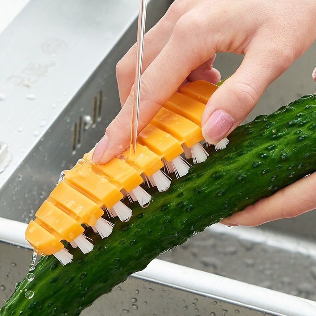 Carrot Shaped Vegetable Scrub Brush