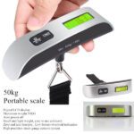 Portable LCD Digital Hanging Luggage Scale - Closeup Embroidery by Nari Haat, Indian ethnic wear, women clothing, des...