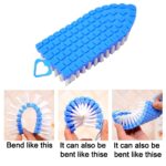 Flexible Plastic Cleaning Brush for Home, Kitchen and Bathroom, - Back View by Nari Haat, Indian ethnic wear, women c...