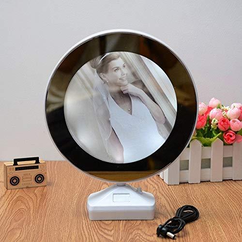 2_39049a7c-7b7d-40c8-9fd5-ff43efb4895a.jpg Plastic 2 in 1 Mirror Come Photo Frame with Led Light - Front View by Nari Haat, Indian ethnic wear, women clothing, ...