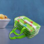 Tiffin Box Smart Lunch Box High Quality 3 box Lunch Box Leak Proof Lunch Box - Neckline Detail by Nari Haat, Indian e...