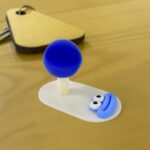 Cartoon Colorful Hooks Simple Ball Shape Hook Self-adhesive (1 Pc) - Back View by Nari Haat, Indian ethnic wear, wome...