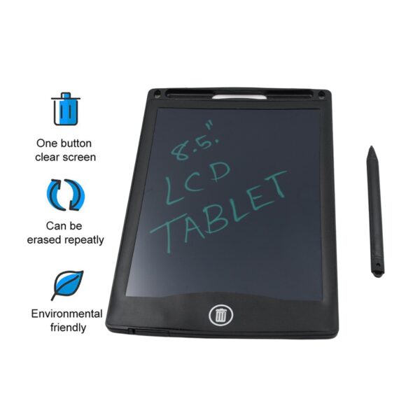 PORTABLE LCD WRITING TABLET PAPERLESS MEMO DIGITAL TABLET PAD (8.5 inch) - Front View by Nari Haat, Indian ethnic wea...