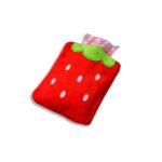 Strawberry Design Relief: Mini Hot Water Bag for Neck & Shoulders - Neckline Detail by Nari Haat, Indian ethnic wear,...