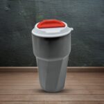 Stainless Steel Vacuum Insulated Travel Mug with Lid (1 Pc) - Coffee, Tea, Tumbler - Closeup Embroidery by Nari Haat,...